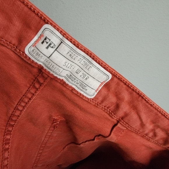 Free People Just Float On Flares in Terracotta size 26 NWT - Picture 7 of 7